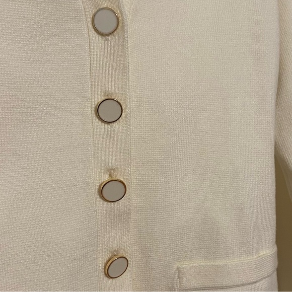Abercrombie Cream Button-Up Cardigan - Picture 2 of 5